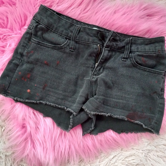 OOAK custom Resident Evil Umbrella Corp bloody shorts! Rage gear! - Picture 2 of 12